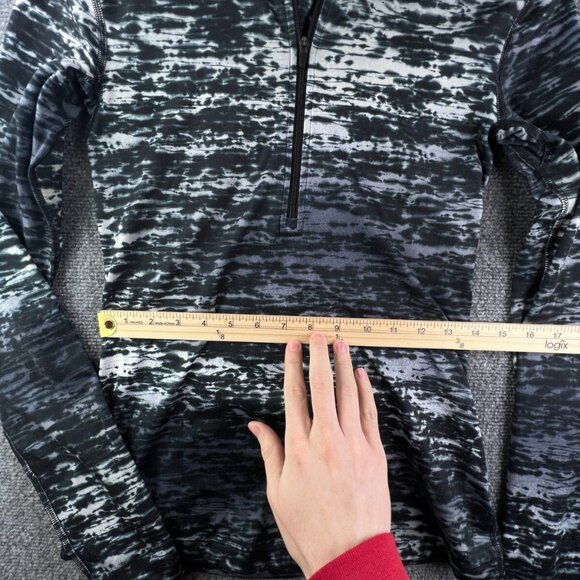 Nike Compression Women's 1/4 Zip Sweatshirt Size Small Abstract Long Sleeve - Picture 5 of 11
